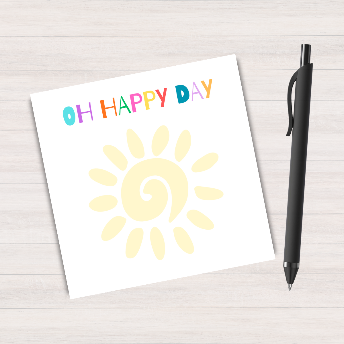 Oh Happy Day Notepad